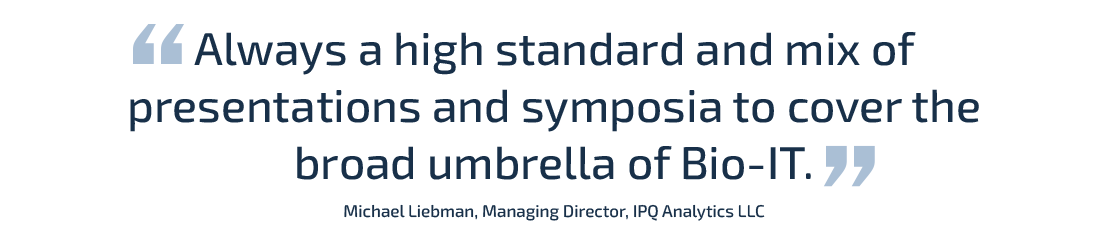 Bio-IT World®168体彩极速赛车官网入口 Conference and Expo Testimonial